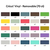 Cricut® Removable Vinyl, Ultimate Sampler