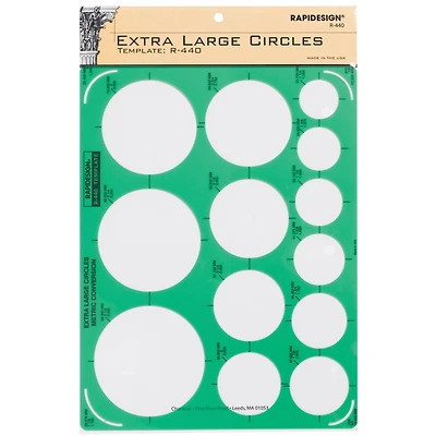 Pickett RapiDesign® Extra Large Circles Inking Template