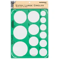 Pickett RapiDesign® Extra Large Circles Inking Template