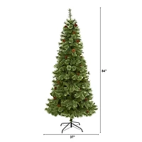 7ft. Unlit White Mountain Pine Artificial Christmas Tree