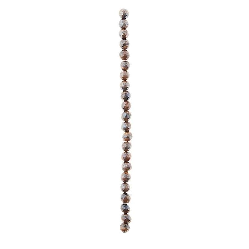 Silverite Tiger Eye Faceted Round Beads by Bead Landing