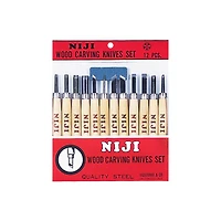 Yasutomo® 12 Piece Woodcarving Knives Set