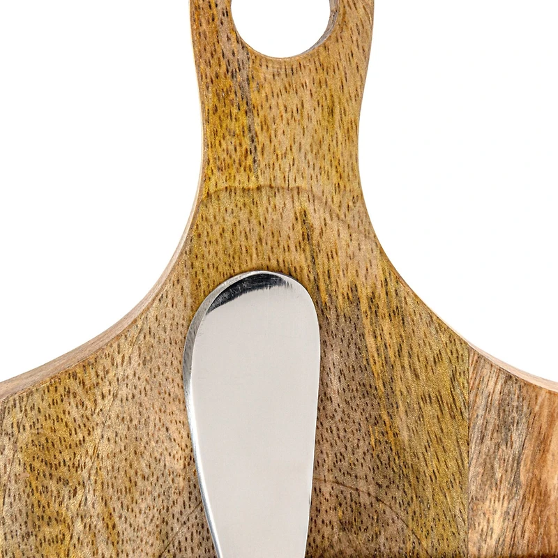 Hello Honey® Mango Wood Board & Knife Set