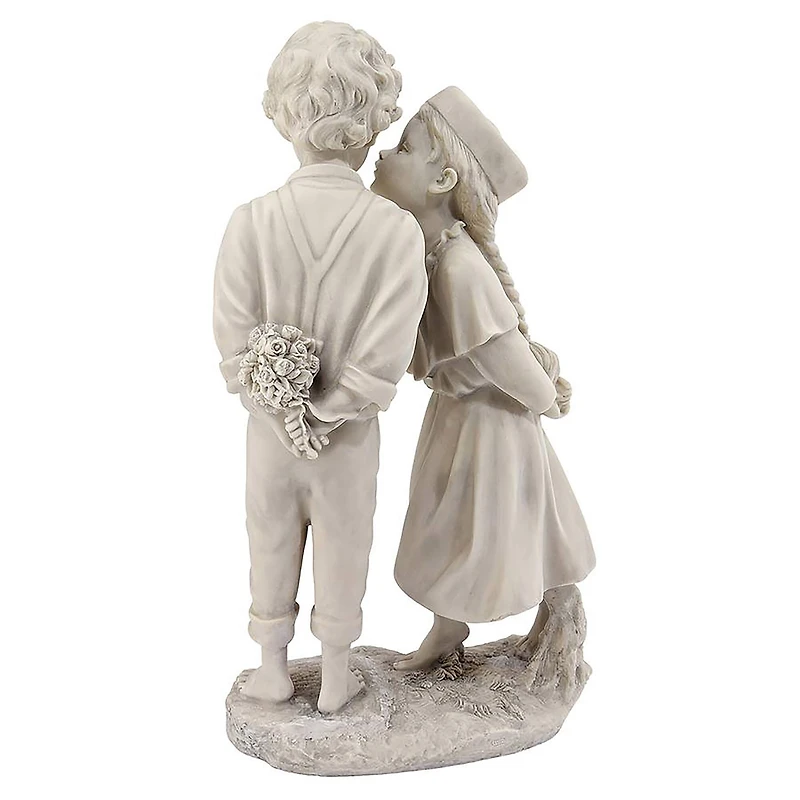 Design Toscano Love's First Kiss Children Garden Statue