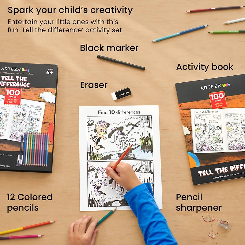 Arteza® Kids Activity Book, Tell the Difference, 50 pages