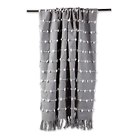 DII® Gray Woven Loop Throw