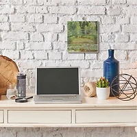 Stupell Industries The Water Lily Pond Monet Classic Painting,12" x 12"