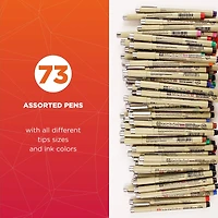 Pigma® 73 Pen Set with Reusable Storage Case