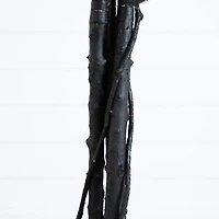 5ft. Artificial Halloween Black Maple Tree with Natural Trunk