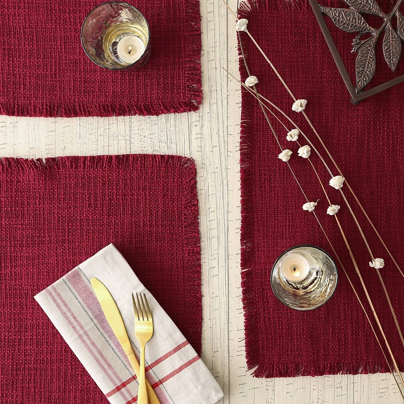 DII® Basket Fringe Placemats