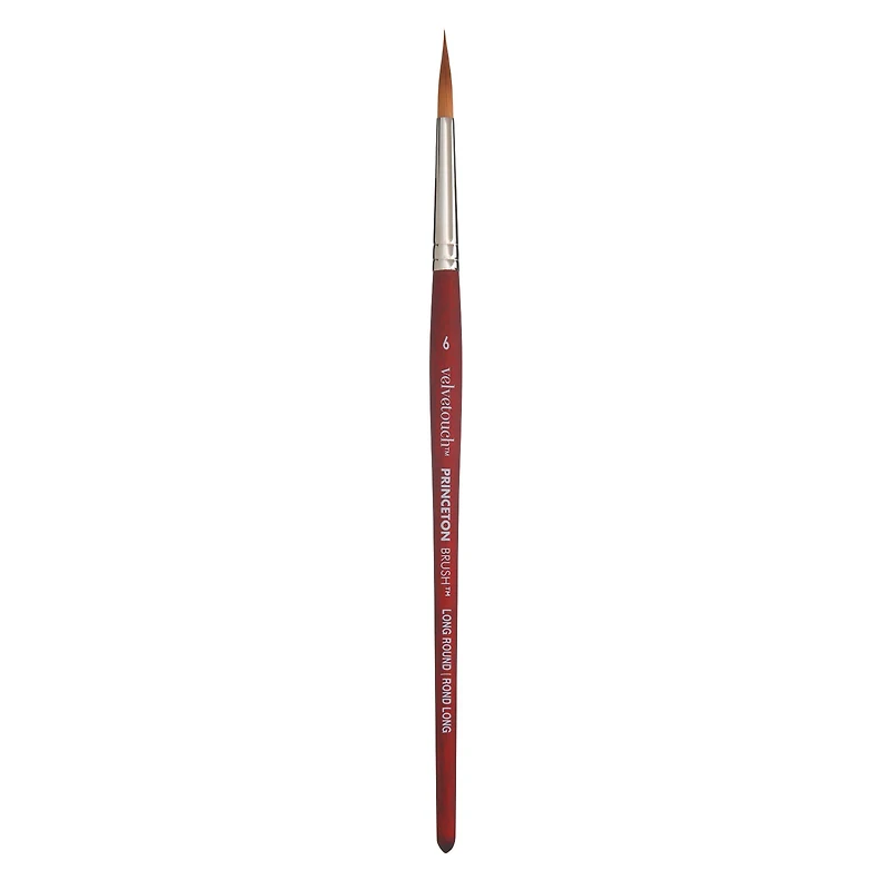 6 Pack: Princeton™ Velvetouch™ Series 3950 Long Round Brush