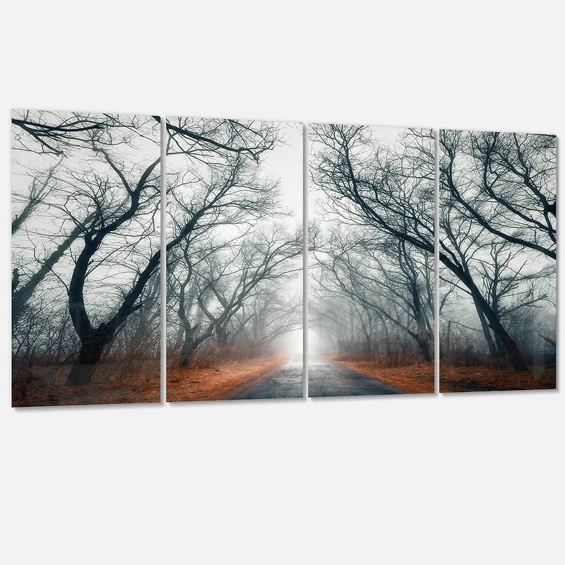 Designart - Mystic Road in Forest