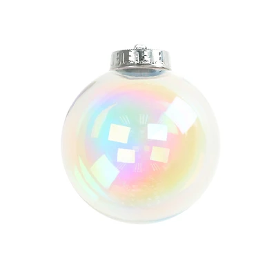 8" DIY Iridescent Plastic Ball Ornament by Make Market®