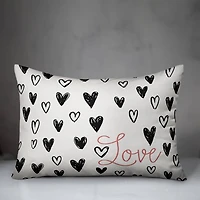 Simple Heart Love Throw Pillow