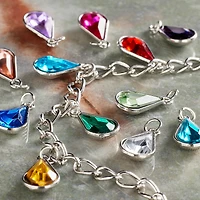 12 Packs: 12 ct. (144 total) Teardrop Gem Charms by Bead Landing™
