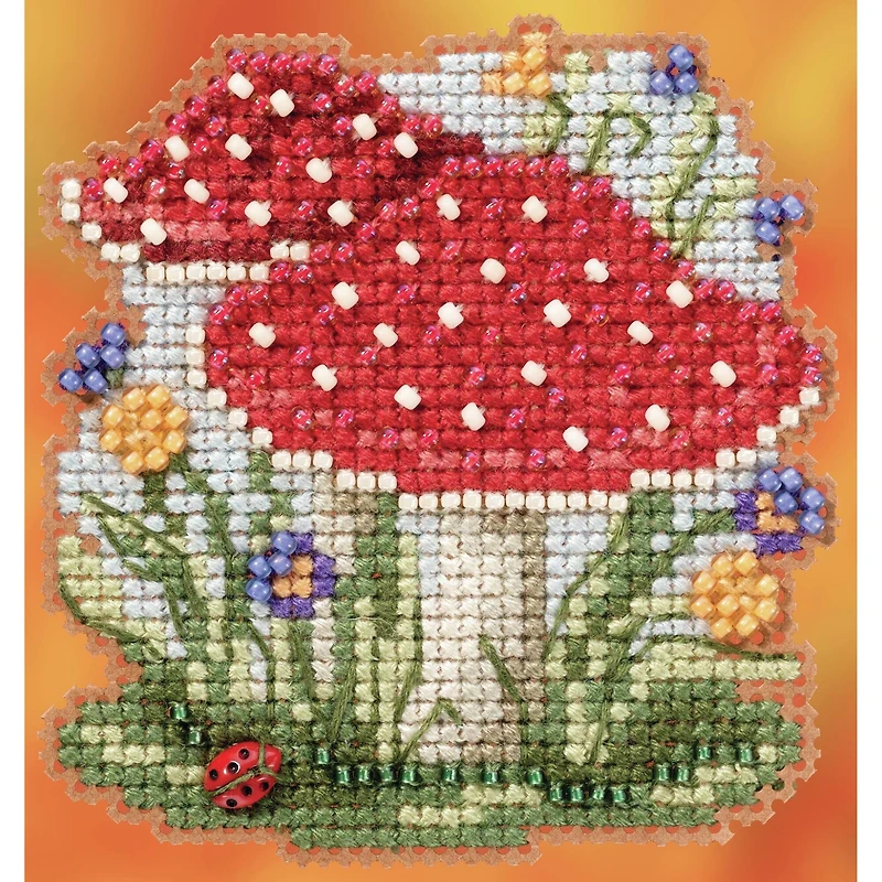 Mill Hill® Red Cap Mushroom Counted Cross Stitch Kit