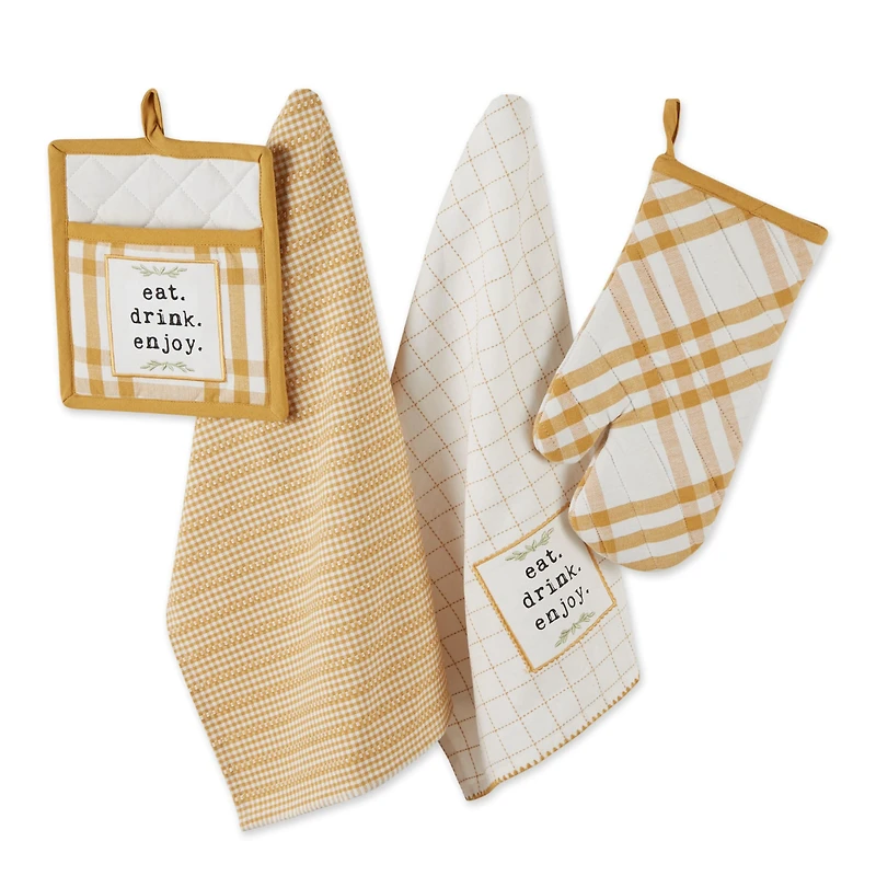 DII® Eat, Drink & Enjoy Kitchen Towels
