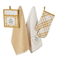 DII® Eat, Drink & Enjoy Kitchen Towels
