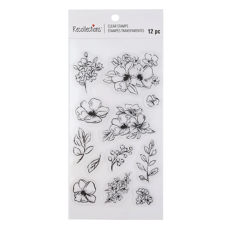 Poppy Flower Clear Stamp Set by Recollections™