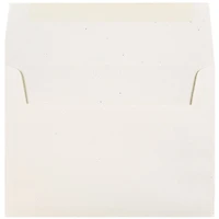 JAM Paper A7 Genesis Milkweed Recycled Invitation Envelopes, 50ct.
