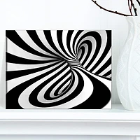 Designart - Spiral Black n White