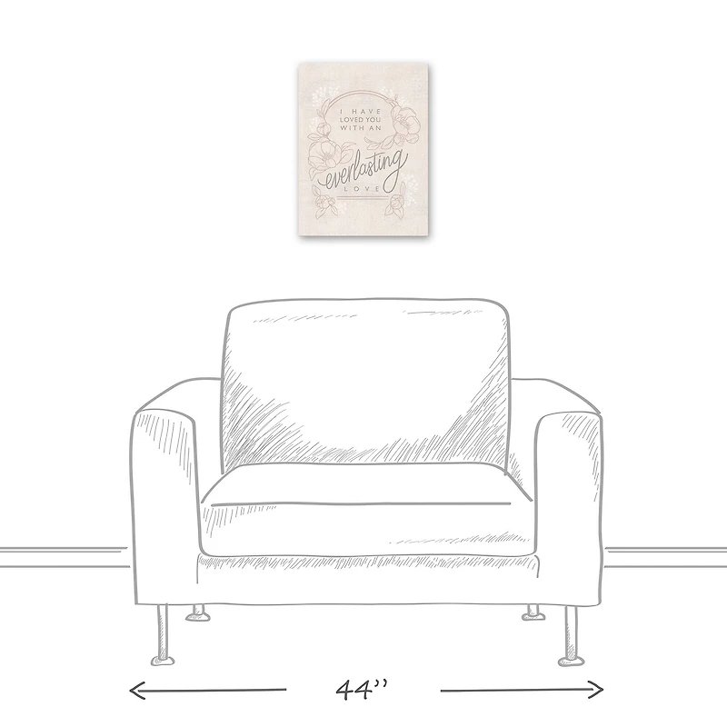 Everlasting Love 12" x 16" Canvas Wall Art