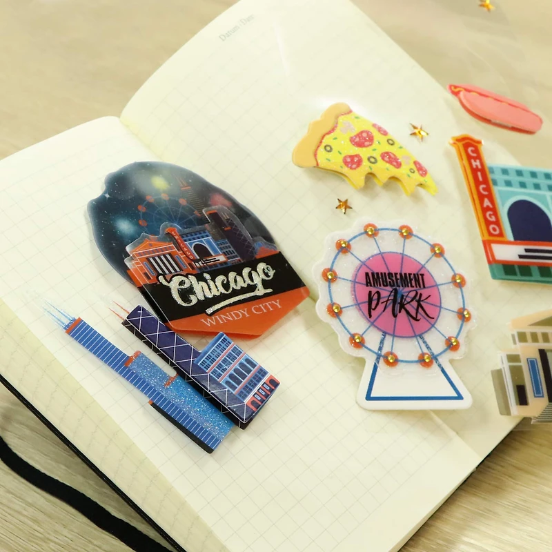 Dimensional Chicago Stickers by Recollections™