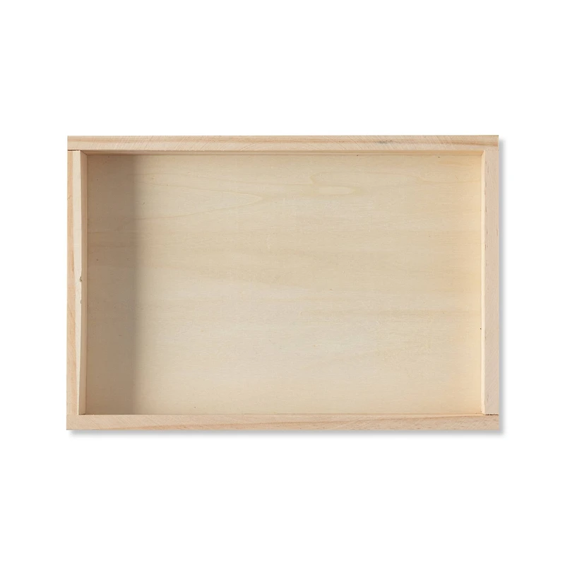 8 Pack: 12" Wooden Rectangular Plaque by Make Market®
