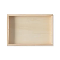 8 Pack: 12" Wooden Rectangular Plaque by Make Market®