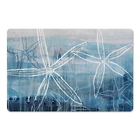 Drawn Starfish Floor Mat, 27" x 18"