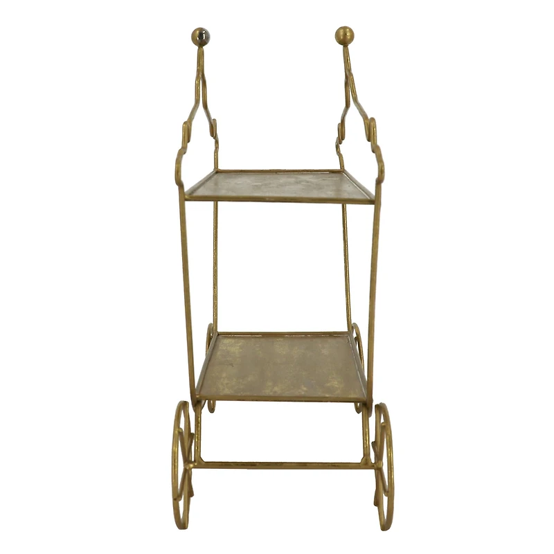 14.5" Gold Fairytale Carriage Wire Tabletop Décor by Ashland®