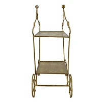 14.5" Gold Fairytale Carriage Wire Tabletop Décor by Ashland®