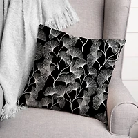 18" Gingko Leaves Indoor/Outdoor Pillow