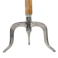 Silver Mango Wood Traditional Coat Rack, 72" x  19" x  19"