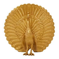 Gold Polystone Glam Sculpture, 20" x 18"