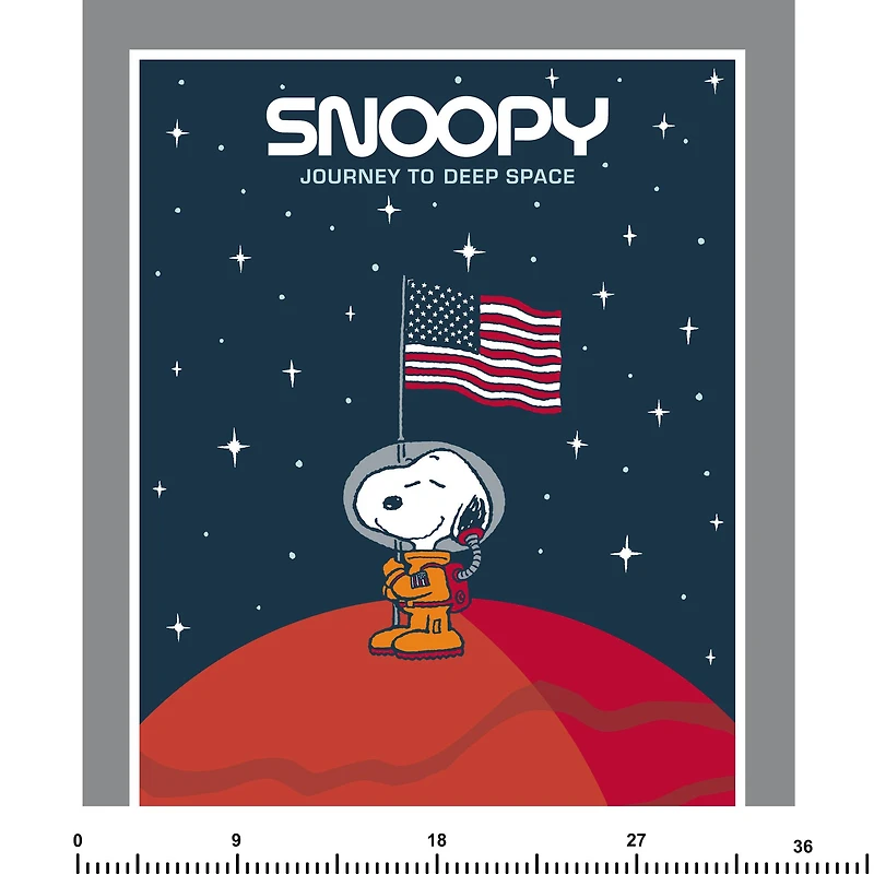 Peanuts® Snoopy in Space Cotton Fabric