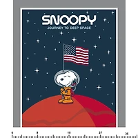 Peanuts® Snoopy in Space Cotton Fabric