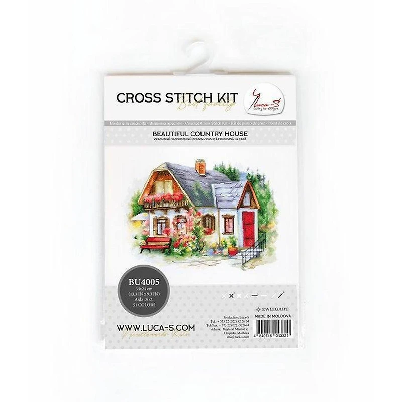 Luca-s Beautiful Country House Counted Cross Stitch Kit
