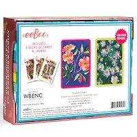 eeBoo Piece & Love Roses & Asters Playing Card Decks