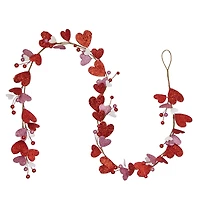 6ft. Red & Pink Hearts Valentine's Day Garland