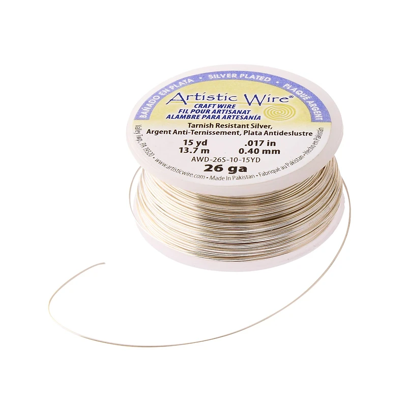 Artistic Wire®, Silver 26 Gauge