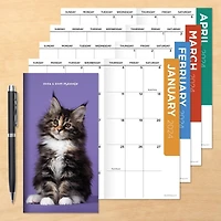 2024-2025 Kitten Monthly Pocket Planner