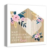Love in this Home 16" x 16" Canvas Wall Art