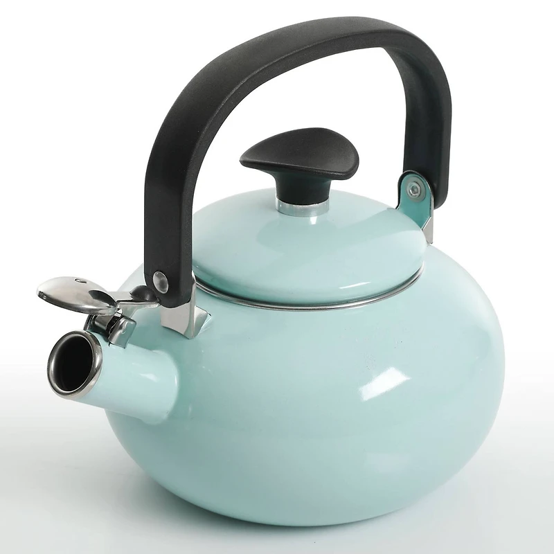 Kenmore® 1.5qt. Blue Enamel on Steel Whistling Tea Kettle