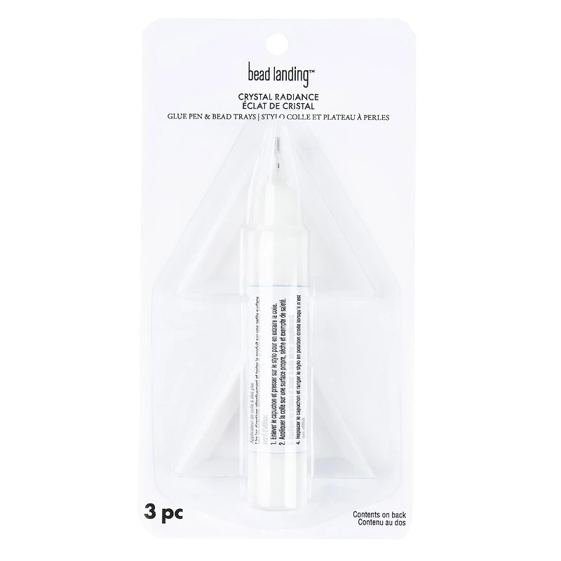 Crystal Glue Pen & Bead Trays by Bead Landing™