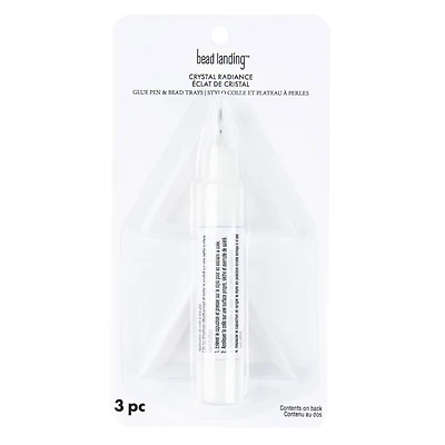 Crystal Glue Pen & Bead Trays by Bead Landing™