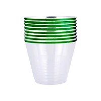 9oz. Green Plastic Cups, 8ct. by Celebrate It™
