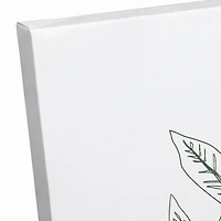 Modern Leaves 11" x 14" Canvas Wall Art