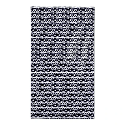 Navy Wavy Arch Tablecloth