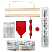 8" x 10" Jolly Santa Diamond Art Kit with Frame by Make Market®